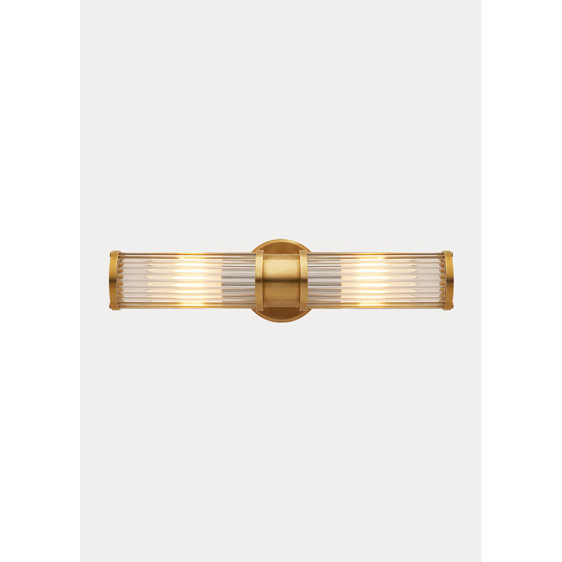 Ralph Lauren Allen 2 - Light Armed Sconce, Natural Brass