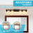Modern Farmhouse Wood Vanity Light, Solid Wood & Black Metal Bathroom Vanity Lights With Clear Glass Shade-1190770953