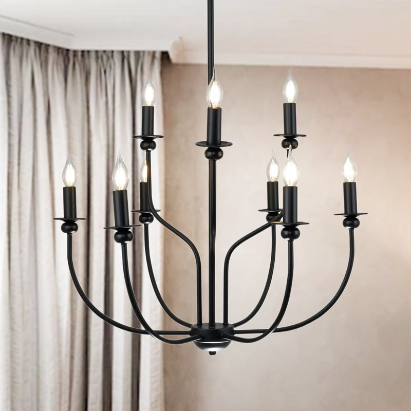 Teaticket 9 - Light Dimmable Candle Chandelier