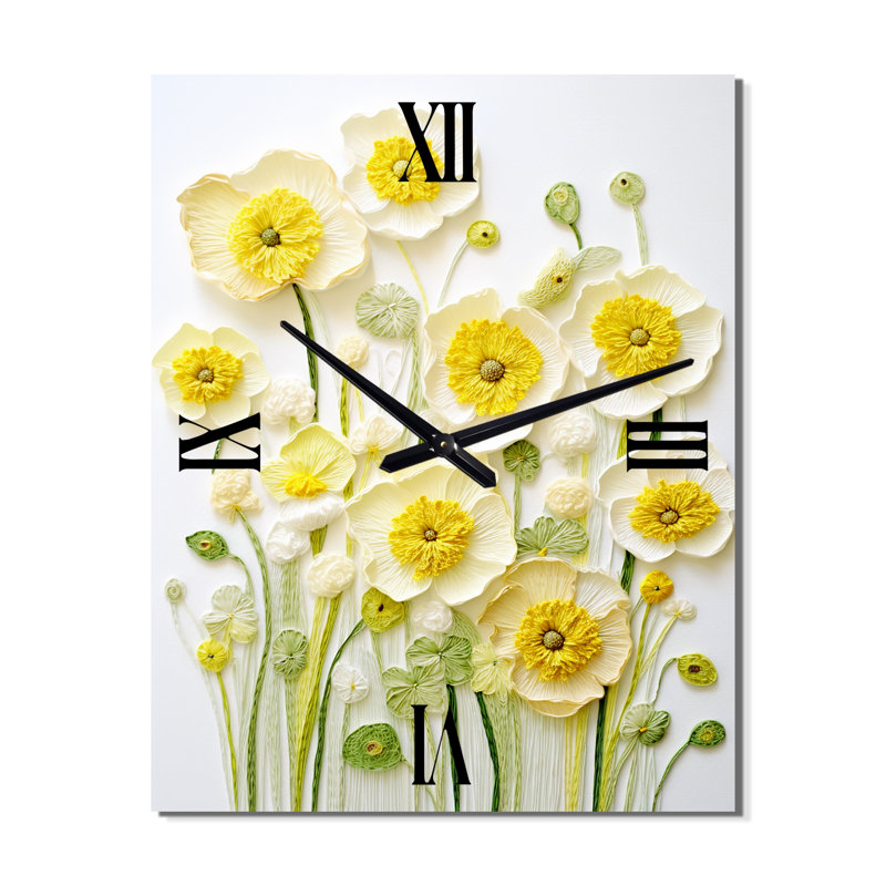 Horloge murale Buttercups Minimalisme Dream I - Buttercups, Petit