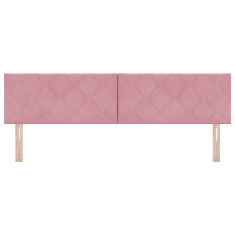 Headboard, 78cm H x 180cm W x 7cm D, Pink