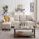 Linnzi 101'' Upholstered Sectional Sofa With Storage Ottoman