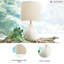 Lampe de table blanc cassé 21,5 po Prysilla