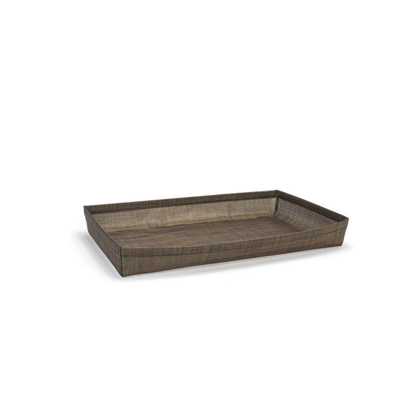Panier en plastique Metroweave®, Filet cuivre, H 2,5 po x l 20 po x P 12 po