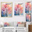 «Rose and Blue Trees Field Pointillism III», reproductions d'art mural-1342069544-1342069547