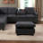 Ulanda 28.5'' Wide Rectangle Nailhead Trim Storage Ottoman-732883349