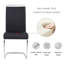 Ensemble de salle à manger pour 4 personnes, table de salle à manger rectangulaire moderne avec 4 chaises de salle à manger en similicuir de luxe-376560583-376560586