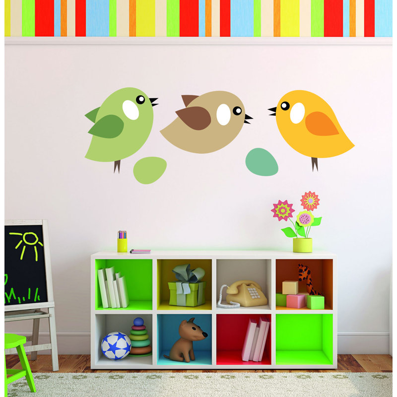 Adhésif décoratif oiseaux, H 46 po x l 120 po x P 2,7 po