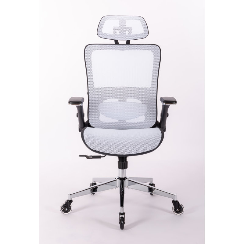 Fauteuil de jeu ergonomique en filet, Blanc