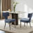 Mid Century Upholstered Dining Chairs Side Chairs Farmhouse Chenille Dining Chair With Metal Legs-1613175200-1613175207