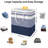 2 Pack  Laundry Basket Waterproof Freestanding Laundry Hamper Collapsible Tall Clothes Hamper With Extended Handles For Clothes Toys In The Dorm And Family-1787244073