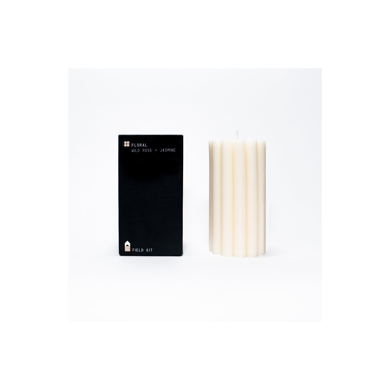 Floral Pillar Candle