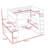 Full Size Loft Bed with Integrated Desk and RGB Lighting,Ladder-1279556970