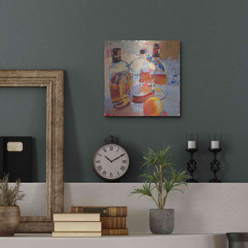 Winston Porter «Swangin Aswayin» par Beth Forst, art mural en métal, H 12 po x l 12 po