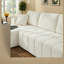 Canapé d'angle à compression de 108 pouces en chenille beige, méridienne gauche, canapé moderne pour la maison-654035590