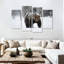 «Winter Grizzly Bear», reproduction d'art sur toile-92828983
