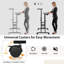 Bureau d'ordinateur mobile avec 2 bureaux inclinables