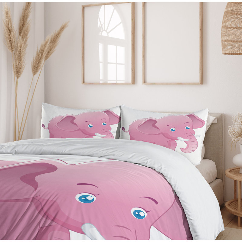 Ensemble de housse de couette Ambesonne, Housse de couette pour grand lit et 2 taies décor