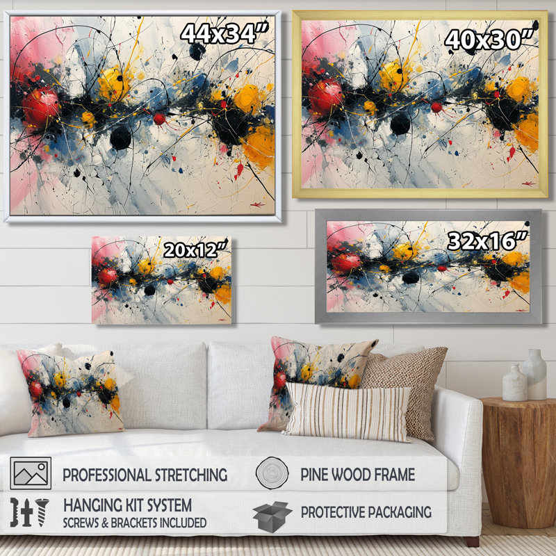 Abstrait, vagues abstraites, peinture, formes modernes abstraites, art mural, H 16 po x l 32 po x P 1 po, Toile tendue