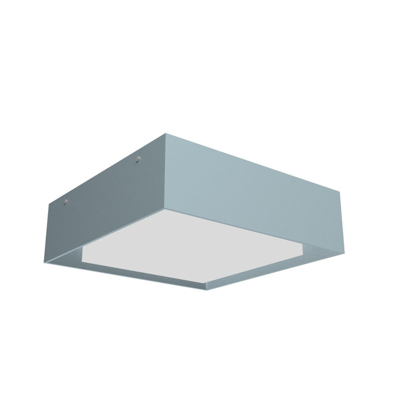 Meio 1 - Light LED Flush Mount, Maple, 4.68" H x 15.6" W x 15.6" D