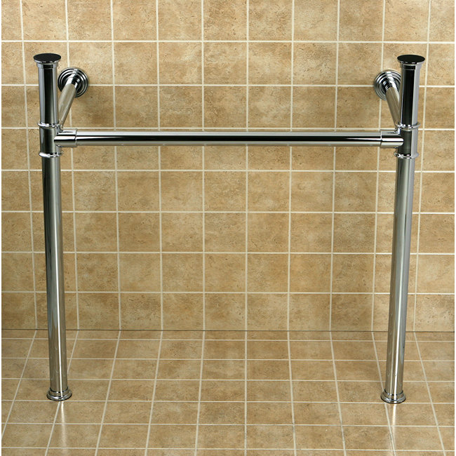 Duchess Metal Console Table Leg, Chrome