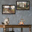 «Trendy Decor» 4U, 2 pièces vignette The Old Mill & A Road Home, art mural encadré noir pour le salon-915918859