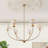 6-Light Dimmable Chandelier with Adjustable Length
-753179264