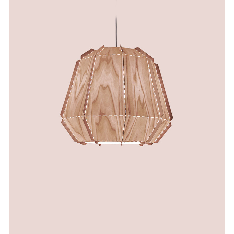 Stitches 1 - Light Pendant, Pale Rose, E26/Medium (Standard)