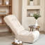 Fauteuil inclinable pour jouer, confortable, réglable, multifonctionnel blanc, pliable, peu encombrant, structure en métal