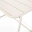 Table d'appoint d'extérieur de style moderne avec fer mat - P 19 po x l 20,5 po H 13,28 po, capacité de poids de 27 lb