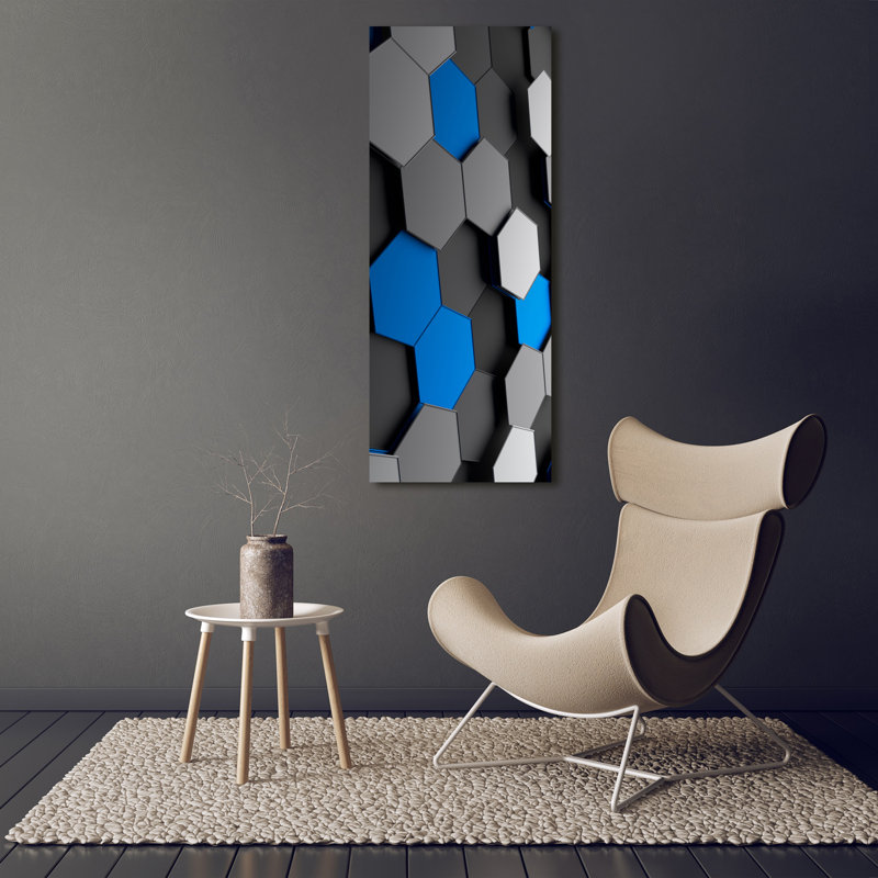 3D Abstraction - Wrapped Canvas Print