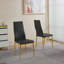 Ensemble de 4 chaises, couleur dorée, siège