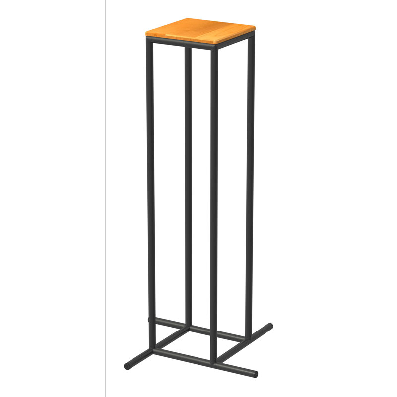 Holmestrand End Table, Natural Maple, Black