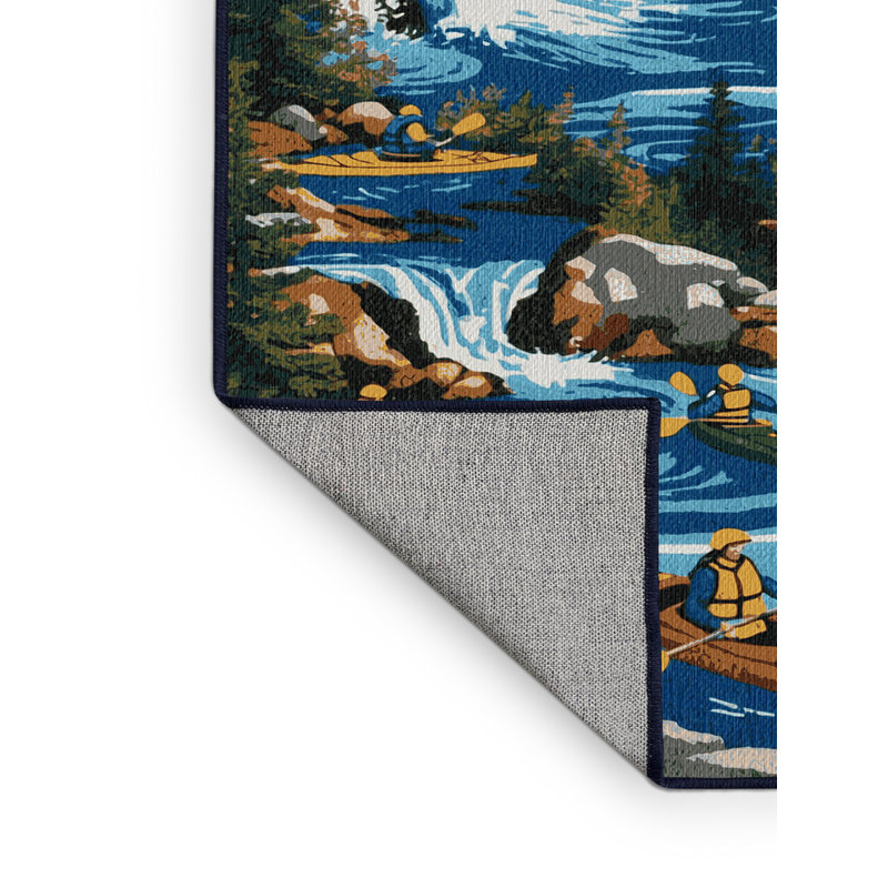 Tapis lavable kayak pour sports, Rectangulaire 2 pi x 3 pi