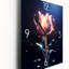 Horloge murale moderne tulipe luminescente-99639393