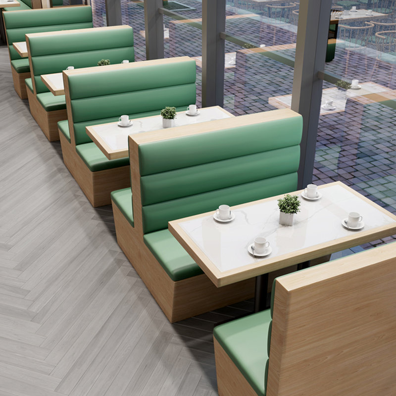 Banc rembourré en similicuir Nordic Modern