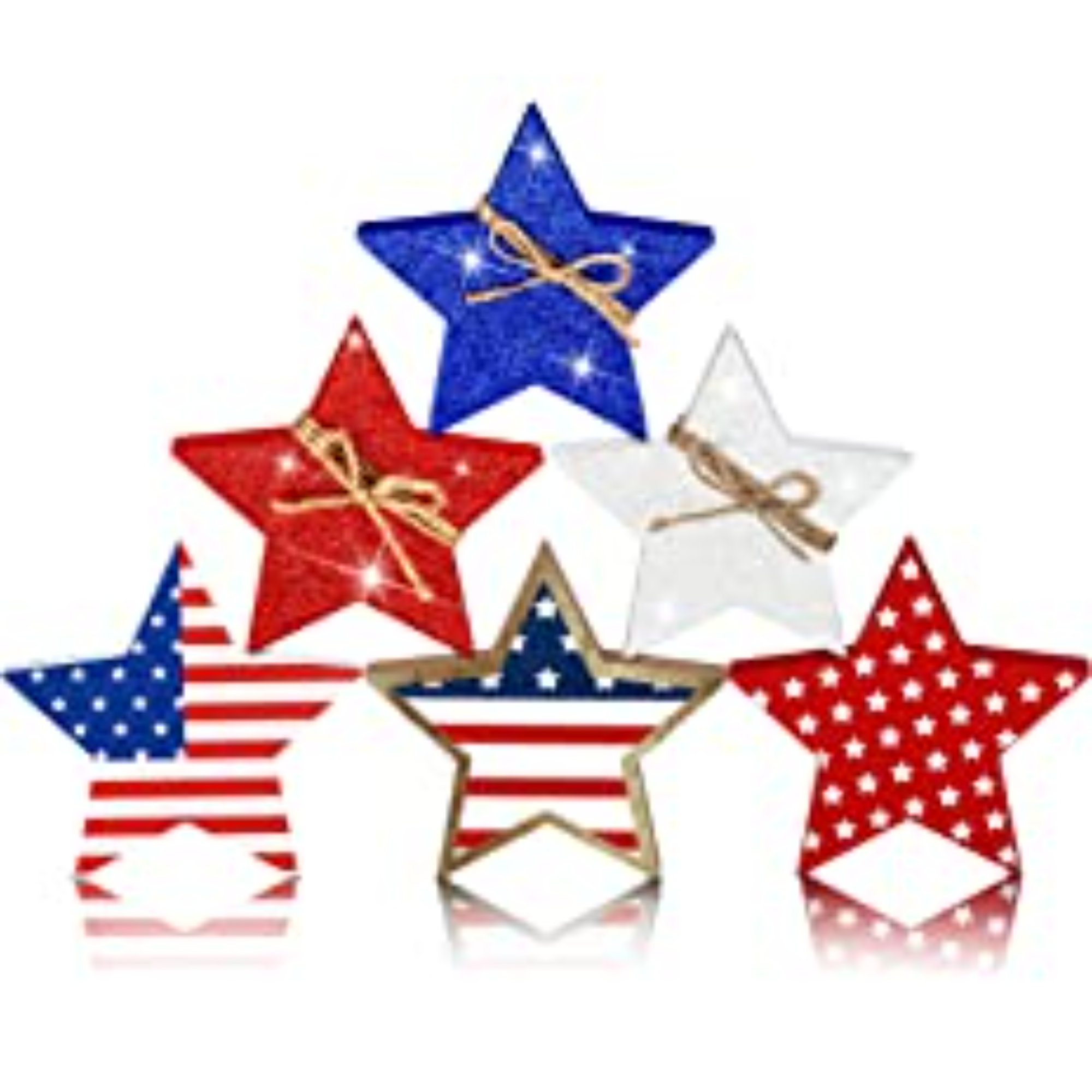 2 Nains Décoratifs 4 Juillet Nains Patriotes Décorations, image size:2000x2000