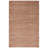 Iffath Natural Fiber Flat Weave Jute/Cotton Geometric Rug in Rust/Natural-518054956