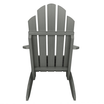 Anette Outdoor Adirondack Chair With Table