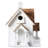 Signature Series' Wrension' 12.5 in x 15.5 in x 9 in Birdhouse