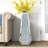 Tall Crushed Diamond Floor Vase, Large Mirror Vase For Living Room Decor, Modern Crystal Accent Vase For Dried Flowers And Home Decoration-274588396-274588392