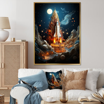 " Expressionist Space Shuttle Burst II "