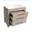 Ensemble de chambre avec lit à panneaux 5 pièces Weathered Greige-972517645