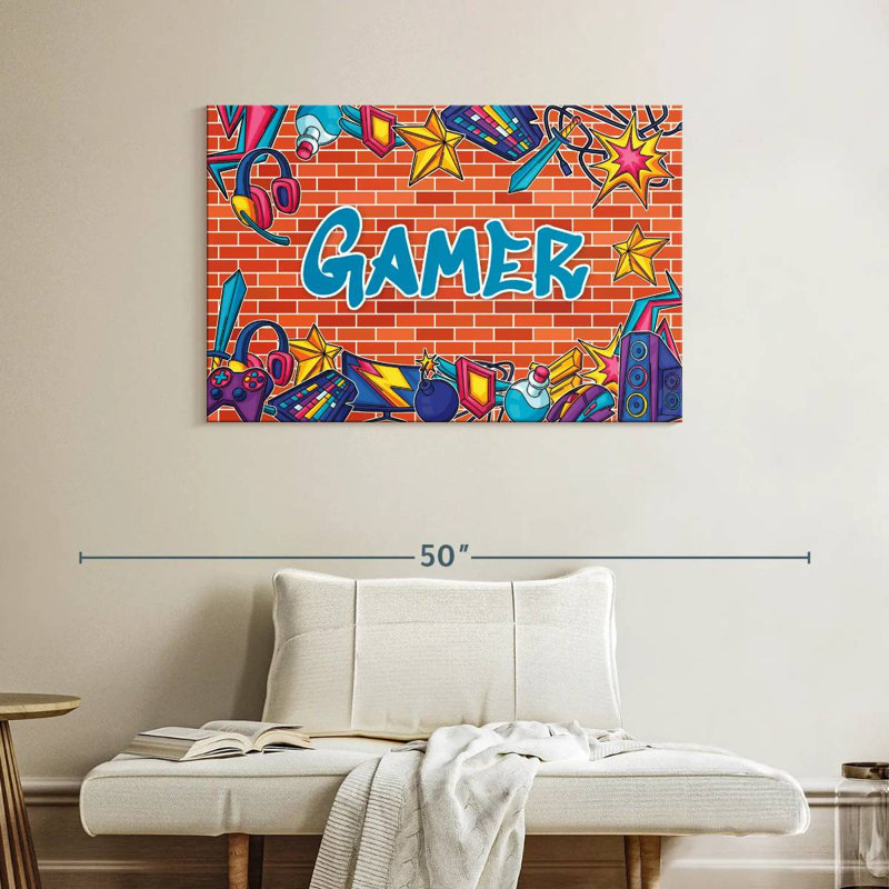 Senne Graffiti Gamer, H 26 po x l 39 po