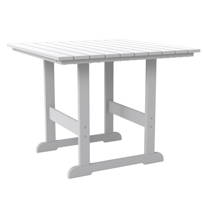 Table de salle à manger d'extérieur HDPE