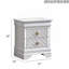 Table de chevet blanc perle