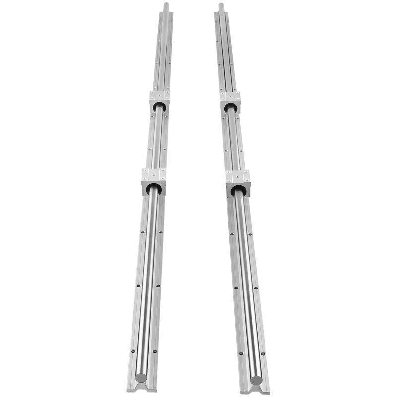 Glissière de rail de guidage linéaire, H 3,15 po x L 60,63 po x P 6,1 po