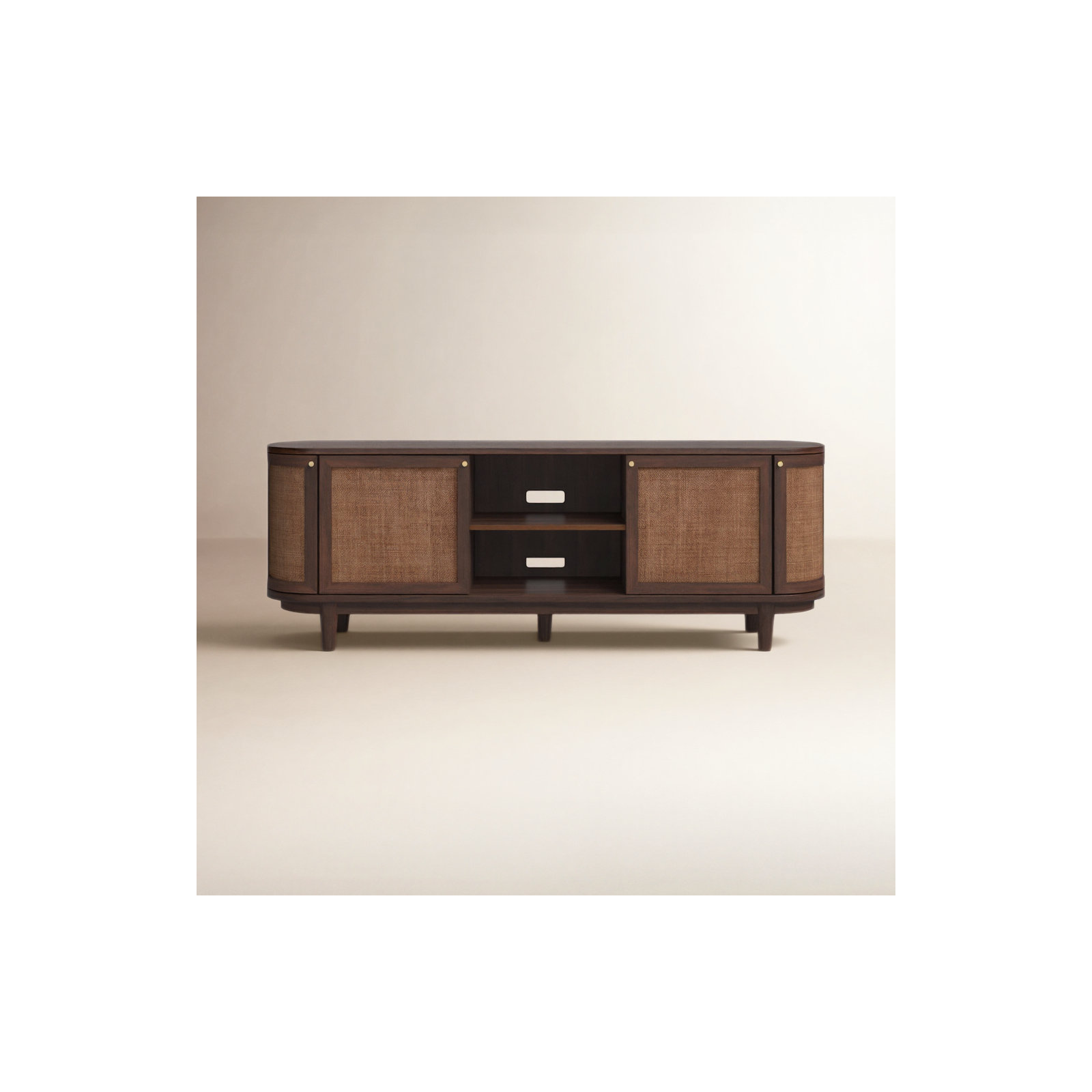 Salvatore 84'' Media Console, Brown