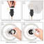 Lampe de chevet blanche 16 po Elgin-331025329-331025342