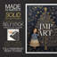 «Christmas Holiday Art DCXLV III», reproduction d'art encadrée - bois massif-452125336-452125337